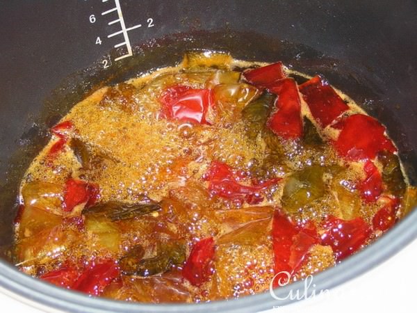 Конфитюр из перцев (мультиварка)