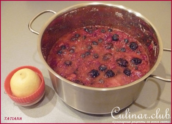 Варенье из МАЛИНЫ с голубикой и ежевикой