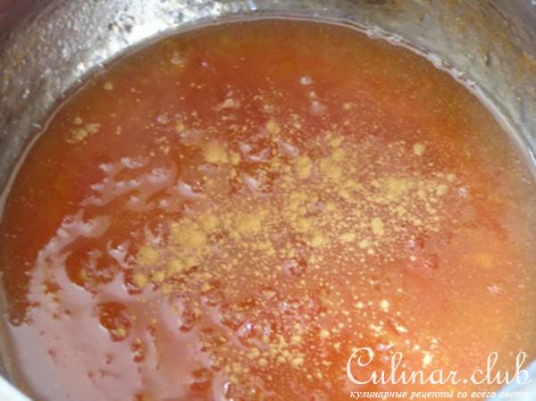 Конфитюр из помидоров с лимоном и корицей