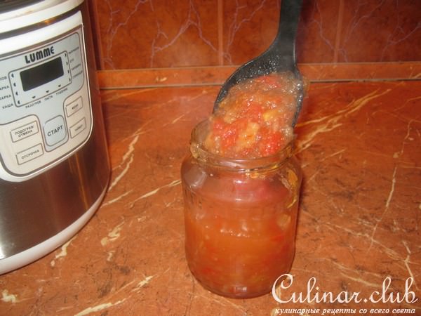 Варенье из яблок и арбуза(мультиварка)