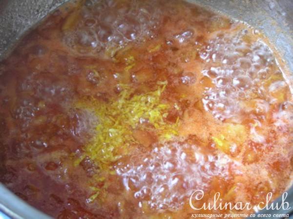 Конфитюр из помидоров с лимоном и корицей