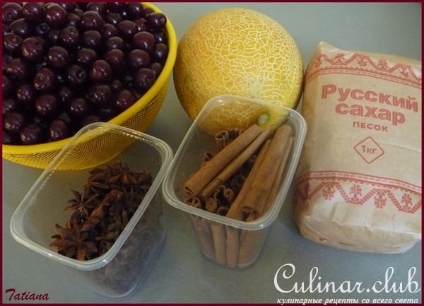 Варенье из ВИШНИ с ДЫНЕЙ + вишня сушеная
