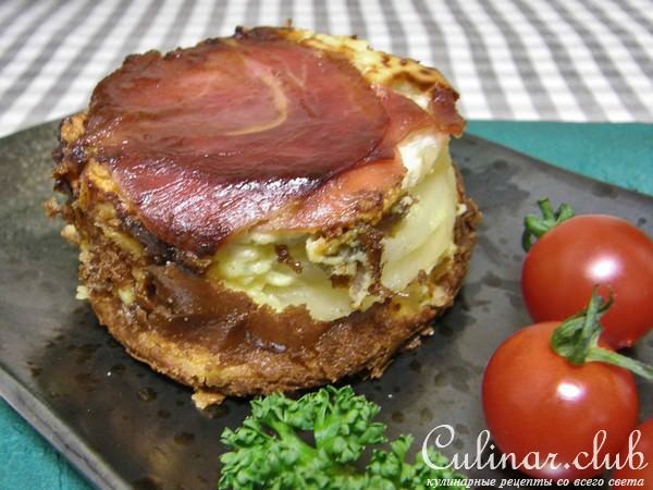 КАРТОФЕЛЬНЫЙ КУЛИЧИК с сыром
