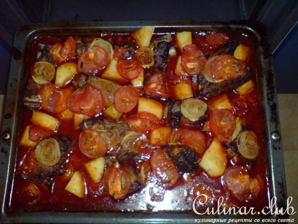 Баранина с картофелем