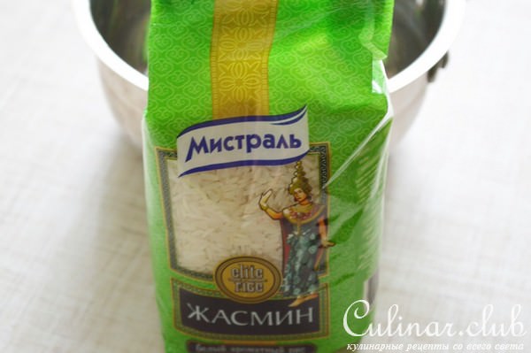 Рисовые мини-лепешки с семгой.