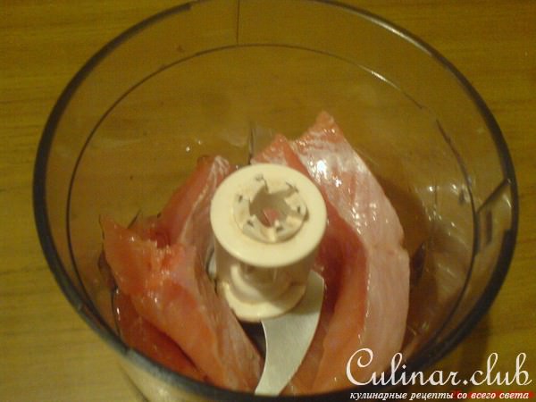 Драники с муссом из форели