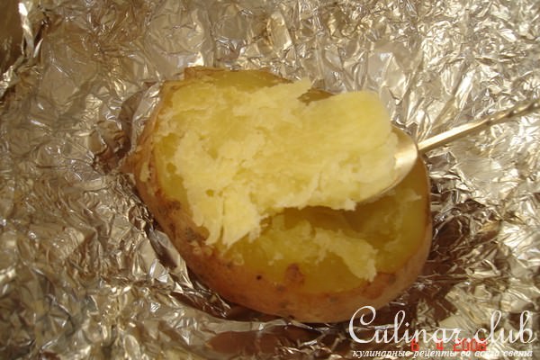Картошечка в фольге с сыром