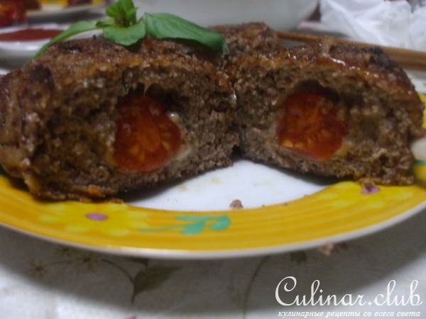 мясные биточки с сюрпризом