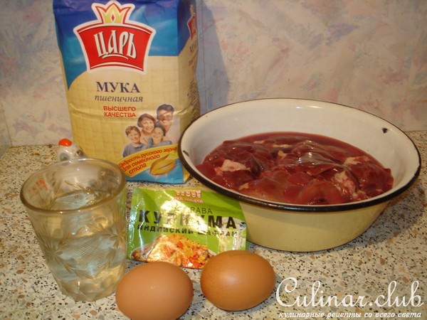 Печень в кляре