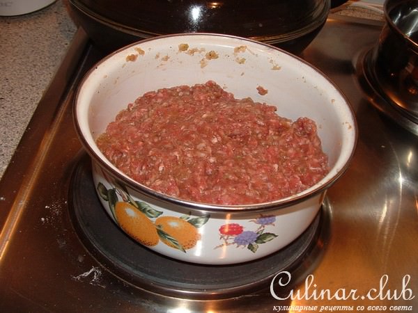 Пирог с картошкой и фаршем