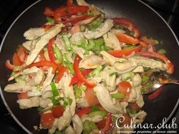 Куриное рагу с катофельными шариками