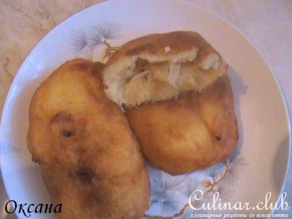 Пирожки картофельные с капустой