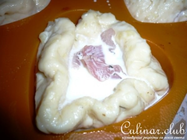 Картофельный киш - жульен