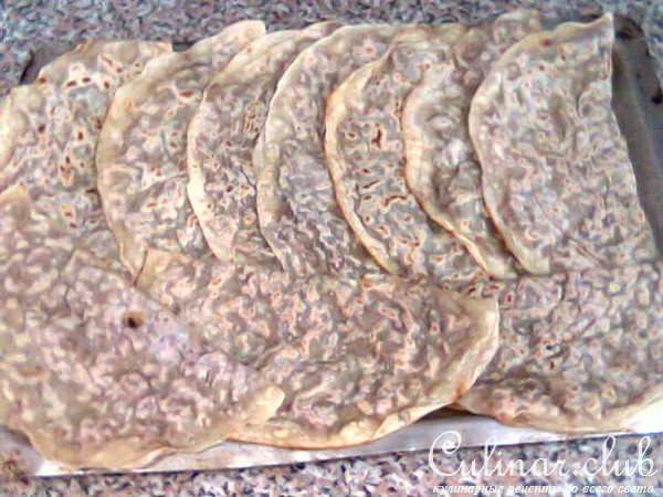 Кутабы с мясом