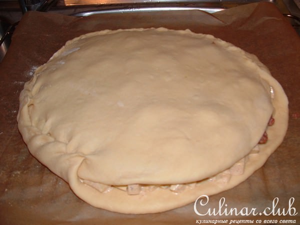 Пирог с картошкой и фаршем