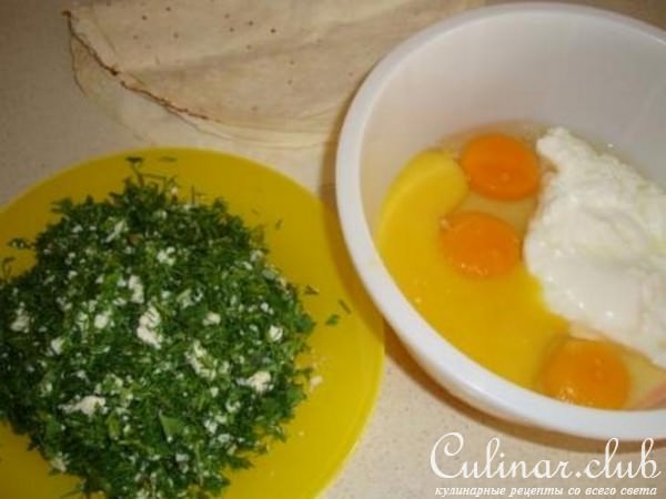 Пирог из лаваша