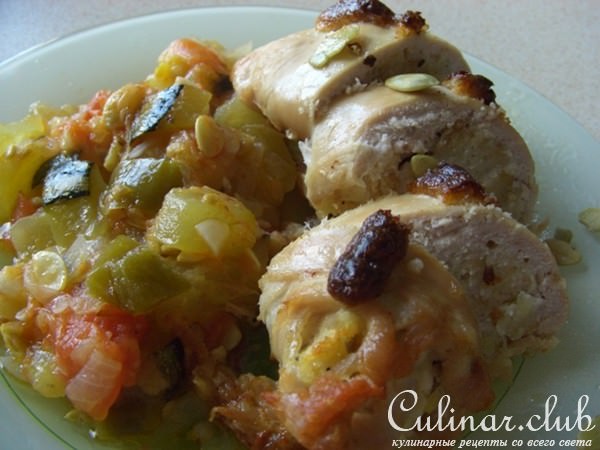 Куриные отбивные с начинкой