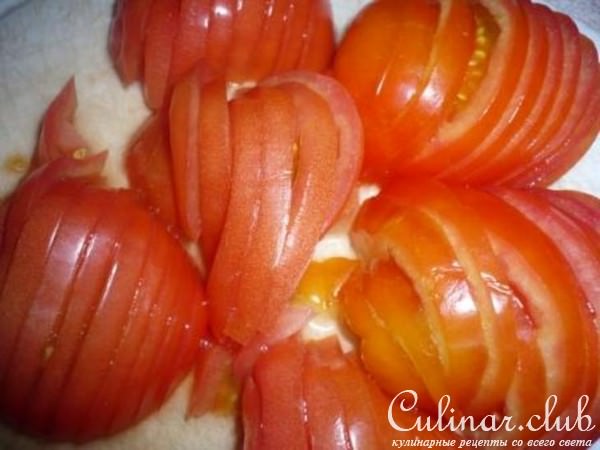 пицца пикантная с жареными грибами