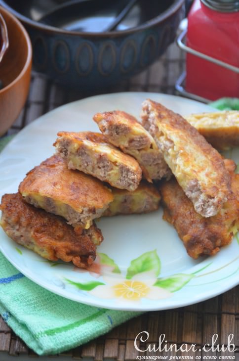 Мясной рулет с сыром