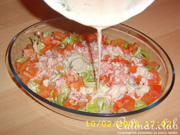 Запеканка с луком (на любителя)