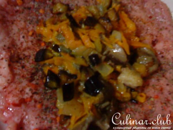 Мясные корзиночки с начинкой(вариант)
