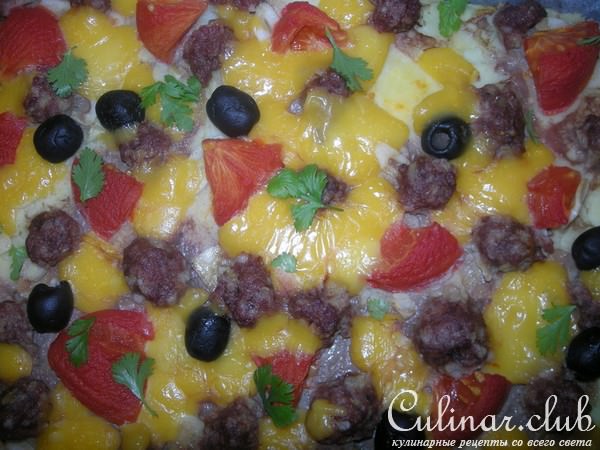 Пицца из картофеля