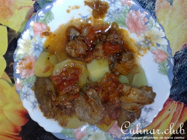 опять куриная печенка