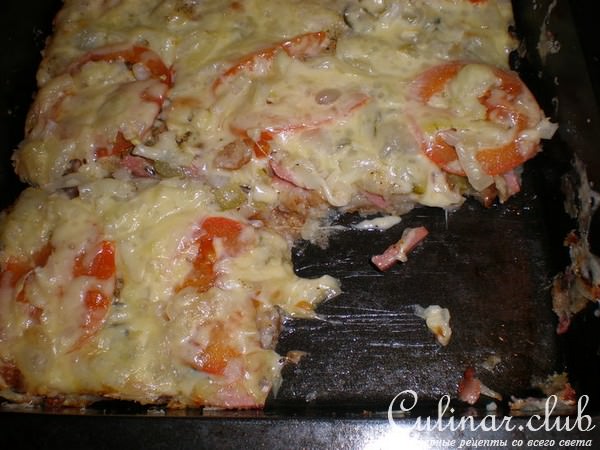 Пицца "Очень быстрая но вкусная"