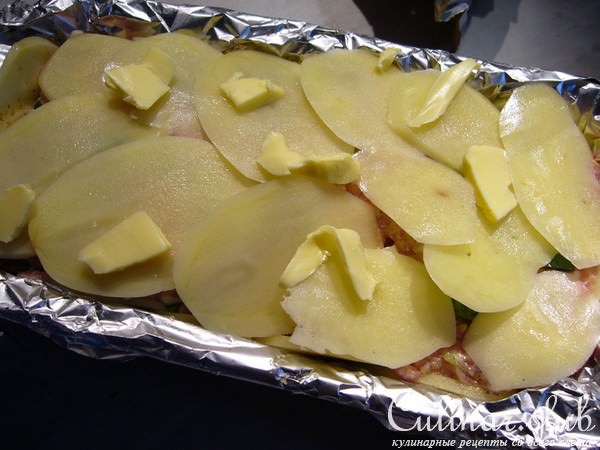 Мясная запеканка "Весеннее настроение"