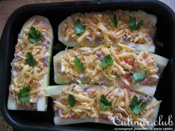 Фаршированные кабачки