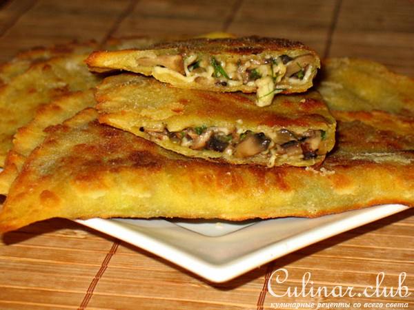 Quesadillas с грибами