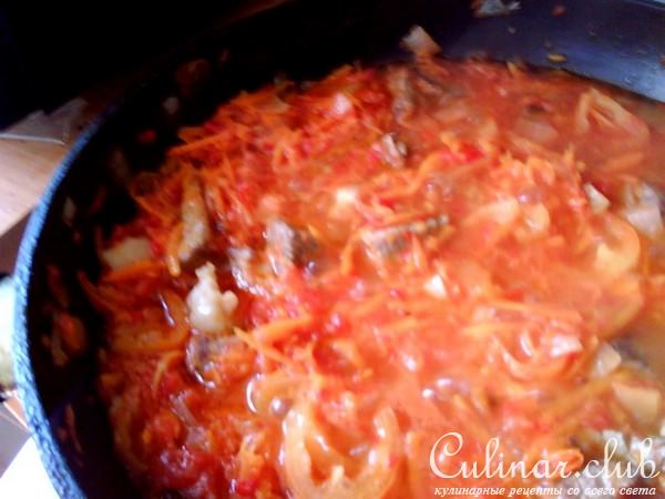 Рагу из стручковой фасоли (шпарагивка)