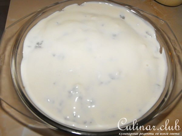 Жюльен из баклажанов с грибами