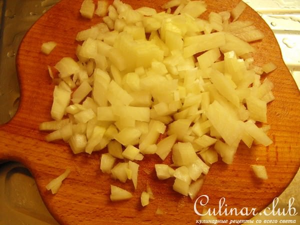 Жюльен из баклажанов с грибами