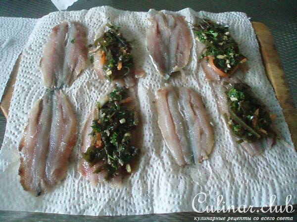 ШЕРОЧКА С МАШЕРОЧКОЙ(фаршированные сардинки)