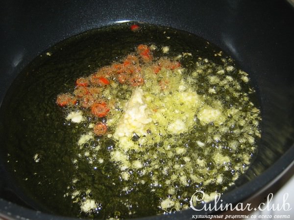 Креветки в чесночном соусе(Gambas al pil-pil)