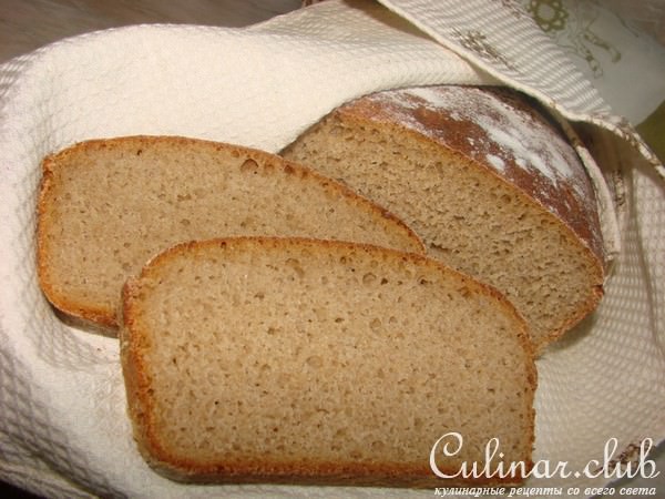 Ржаной хлеб на закваске (вариант)