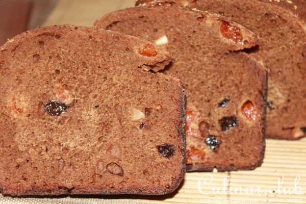 Ржаной хлеб на закваске с сухофруктами и орешками. Любимый хлеб моей мамы