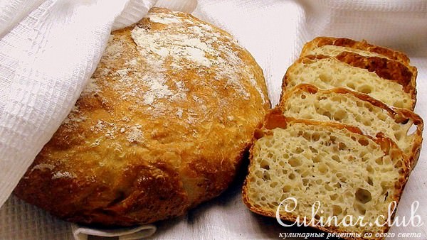 Хлеб на пшённой каше.