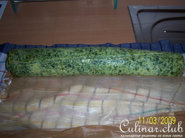 Зелёный рулетик