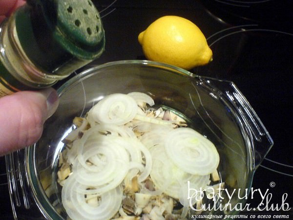 Холодная закуска из мяса моллюска рапаны