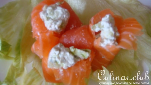 Форель с голубым сыром