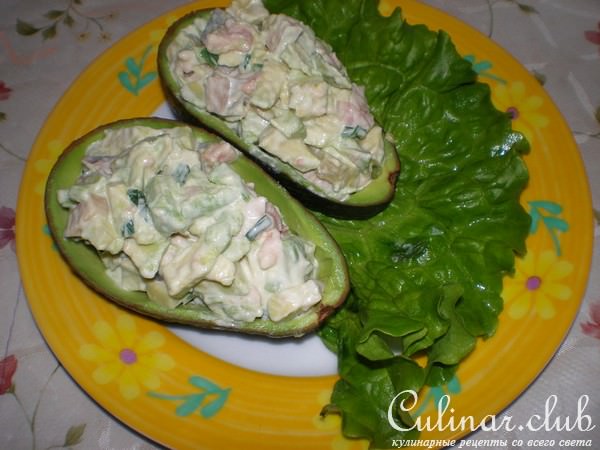 Закуска из Лосося с Авокадо