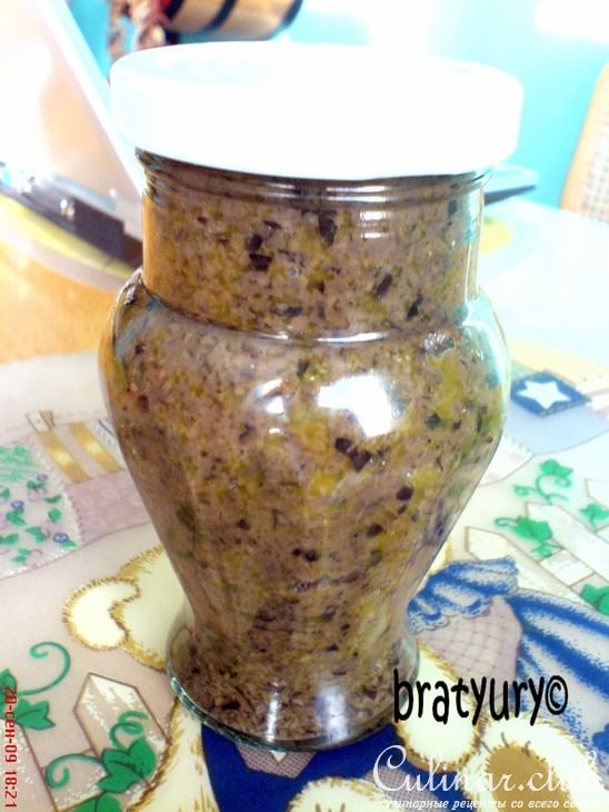 Паста из маслин бутербродная