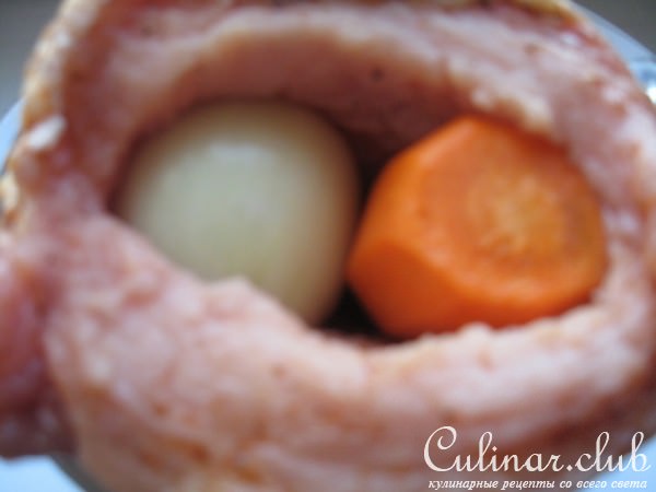 Рождественское фаршированное мясо