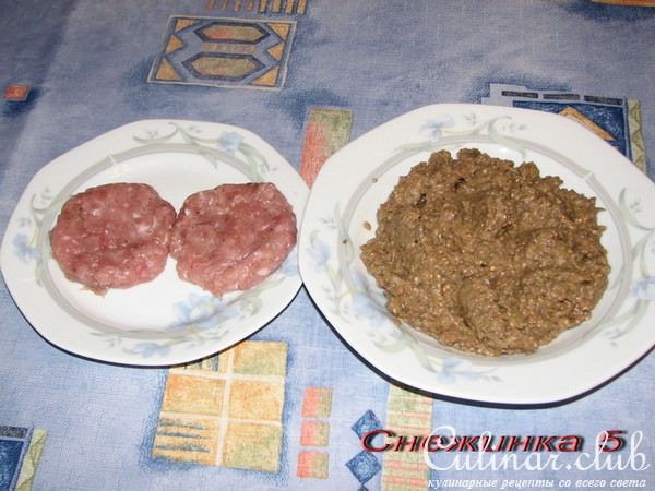 Баклажановый мини-тортик "Осенний вечер"
