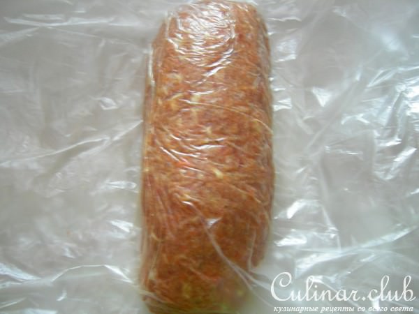 Дешевые вкусные колбаски из мяса и вермишели