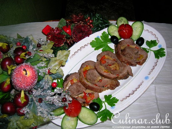 Рулет из индейки