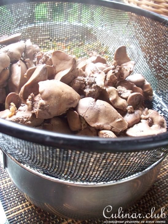 Spicy Creamy Chicken Liver Pt / Крем паштет из куриной печени,пикантный.