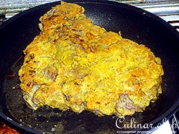 Мясо в апельсиновом маринаде под майонезом
